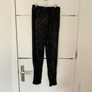 Black Sequin leggings